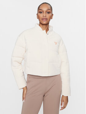 Guess Guess Télikabát V3BL00 KBC00 Ekru Regular Fit