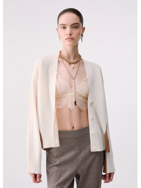 Liu Jo Liu Jo Cardigan WF6088MS009L9199 Bianco Regular Fit