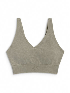 4F 4F Biustonosz sportowy YOGA Zielony