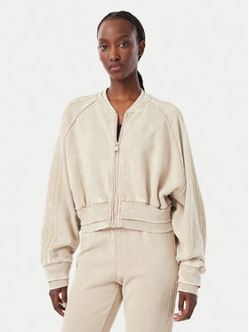 adidas adidas Bluza Sst Double Layered Cropped Track Top KT2228 Beżowy Regular Fit