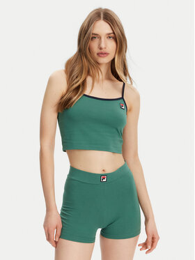 Fila Fila Topiņš Lissey FAW1028 Zaļš Cropped Fit