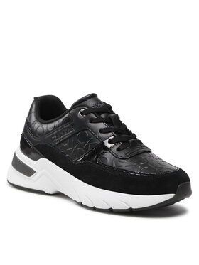 Calvin Klein Calvin Klein Sneakers Elevated Runner Lace Up-Hf Mix HW0HW01336 Negru