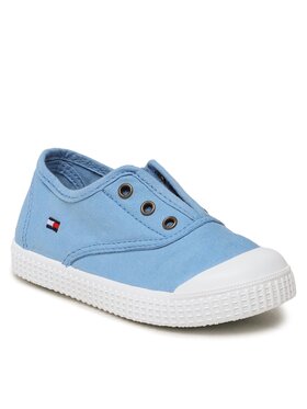 Tommy Hilfiger Tommy Hilfiger Trampki Low Cut Easy - On Sneaker T1X9-32824-0890 S Niebieski