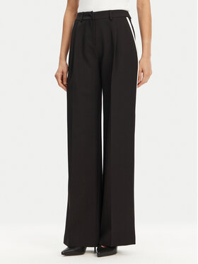 Maryley Maryley Pantaloni din material 25EB566/43NB Negru Regular Fit