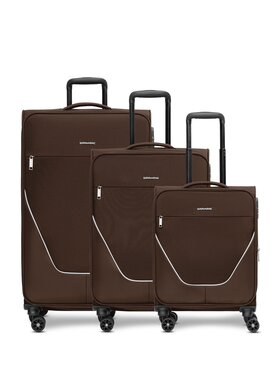 Stratic Stratic Komplet walizek 276300 Brązowy