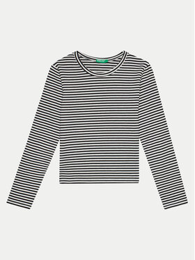 United Colors Of Benetton United Colors Of Benetton Μπλουζάκι 3XMLC10JJ Μαύρο Slim Fit