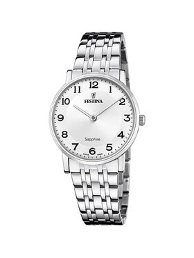 Festina Festina Zegarek F20047-1 Srebrny
