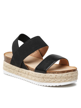 DeeZee DeeZee Espadryle WS17059-09 Czarny