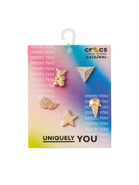 Crocs Crocs Schuhverzierung Gold Icons 5 Pack 10011118 Bunt
