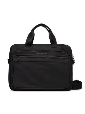 Tommy Hilfiger Tommy Hilfiger Torba za laptop Th Repreve Computer Bag AM0AM14149 Crna