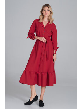 FIGL FIGL Sukienka codzienna M840 Czerwony Regular Fit