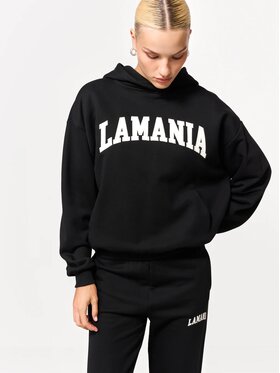 La Mania La Mania Mikina TWIN Čierna Basic Fit