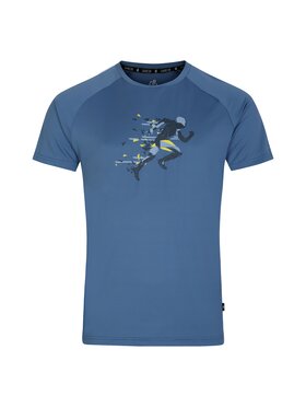 Dare2B Dare2B T-Shirt Tech Błękitny Geometric Fit