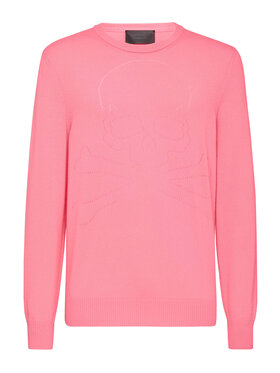 PHILIPP PLEIN PHILIPP PLEIN S dlouhým rukávem 2023 Růžová Regular Fit