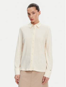 Tommy Hilfiger Tommy Hilfiger Риза WW0WW45983 Бежов Regular Fit