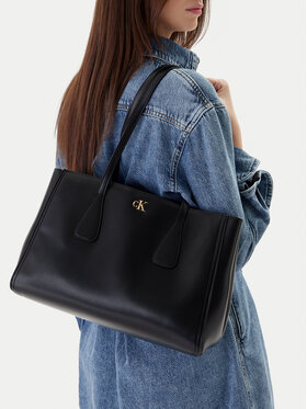 Calvin Klein Calvin Klein Táska Ck Medium Work Tote LV04F3442G Fekete