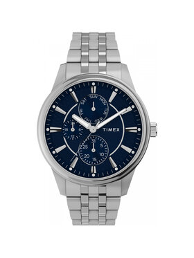 Timex Timex Zegarek TW2Y21500 Srebrny