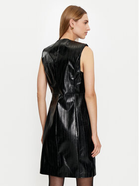 Φόρεμα από απομίμηση δέρματος Sisley φωτογραφία