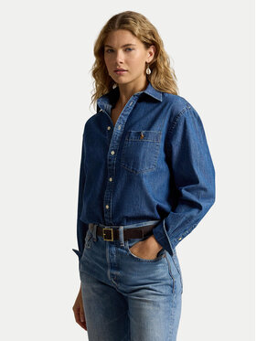 Polo Ralph Lauren Polo Ralph Lauren cămașă de blugi 211B17146001 Albastru Regular Fit
