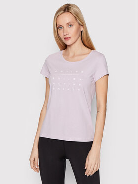 4F 4F T-Shirt H4L22-TSD013 Fialová Regular Fit