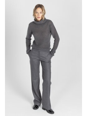 Deni Cler Milano Deni Cler Milano Sweter T-DC-S481-E5-95-88-1 Szary Regular Fit