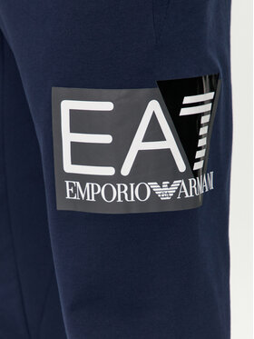 EA7 Emporio Armani Spodnji Del Trenirke 3DPP73 PJ05Z 1554 Mornarsko Modra Regular Fit