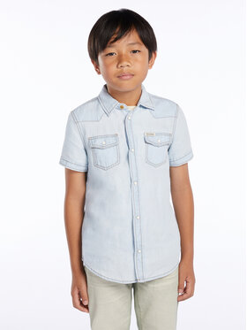 Guess Guess Сорочка L3GH06 D4ZF1 Голубий Regular Fit