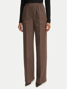 Weekend Max Mara Weekend Max Mara Текстилни панталони Editta 2625786012 Кафяв Regular Fit
