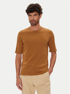 K-Way K-Way Majica Combe K4126SW Rjava Regular Fit