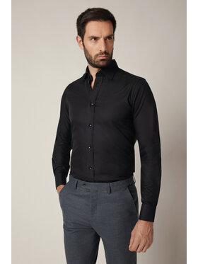 Lancerto Lancerto Koszula Assunta KO073225000014 Czarny Slim Fit