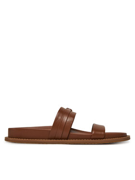 MICHAEL Michael Kors MICHAEL Michael Kors Iešļūcenes Mandy Flat Sandal 40S5MAFS2L Brūns