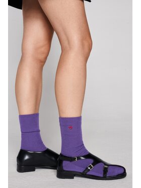 B SIDES B SIDES Skarpety długie MERINO UNISEX Fioletowy