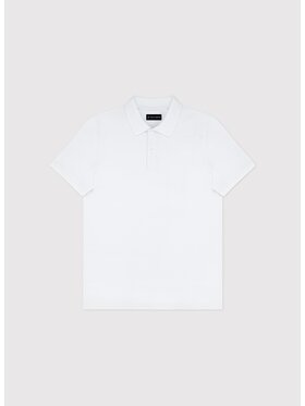 Pako Lorente Pako Lorente Polo P25SF-TX-008 Biały Slim Fit