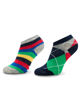 United Colors Of Benetton United Colors Of Benetton Set od 2 para dječjih niskih čarapa 6AO30701O 903 Šarena