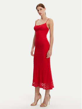 BARDOT BARDOT Sukienka koktajlowa 57998DB1 Czerwony Regular Fit