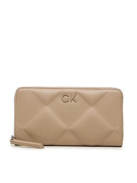 Calvin Klein Calvin Klein Velká dámská peněženka Re-Lock Quilt Za Wallet Lg K60K610774 Hnědá