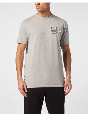Plein Sport Plein Sport T-Shirt 19551 Szary Regular Fit