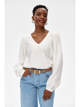 blue shadow blue shadow Bluzka Sofie Écru Regular Fit