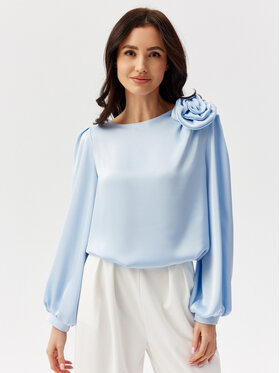 Roco Fashion Roco Fashion Bluzka Evelyn Niebieski Regular Fit