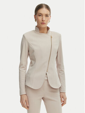 Rinascimento Rinascimento Švarkas CFC0127901003 Smėlio Slim Fit