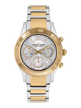 Jacques Lemans Jacques Lemans Zegarek 1-2151G Złoty