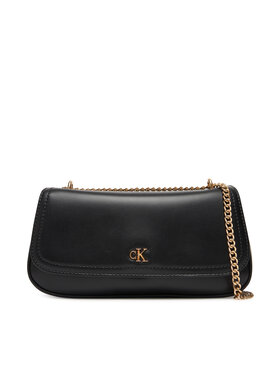 Calvin Klein Calvin Klein Torbica Ck Convertible Chain Small Bag LV04F3172G Crna