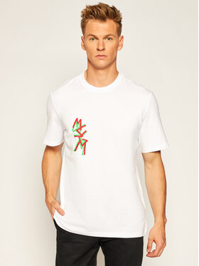 MSGM MSGM T-shirt 2940MM70 207598 Blanc Regular Fit
