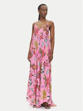 LOLA CASADEMUNT LOLA CASADEMUNT Letní šaty LS2516030 Růžová Relaxed Fit