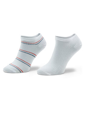 Tommy Hilfiger Tommy Hilfiger 2er-Set niedrige Damensocken 701223804 Weiß