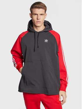 adidas adidas Bluza Hooded Windbreaker IC5536 Czarny Regular Fit