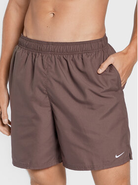 Nike Nike Kopalne hlače Essential Volley NESSA559 Rjava Regular Fit