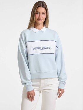 Guess Jeans Guess Jeans Μπλούζα 173679 Γαλάζιο Classic Fit