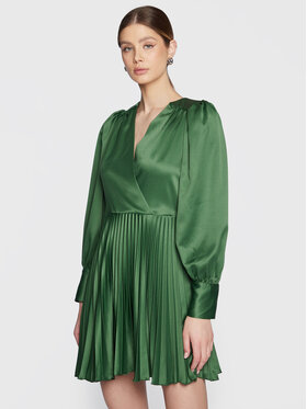 Closet London Closet London Koktel haljina D8571 Zelena Regular Fit
