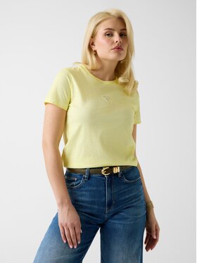 Guess Guess T-Shirt 182295 Žlutá Classic Fit